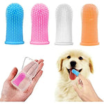 Silicone dog toothbrush