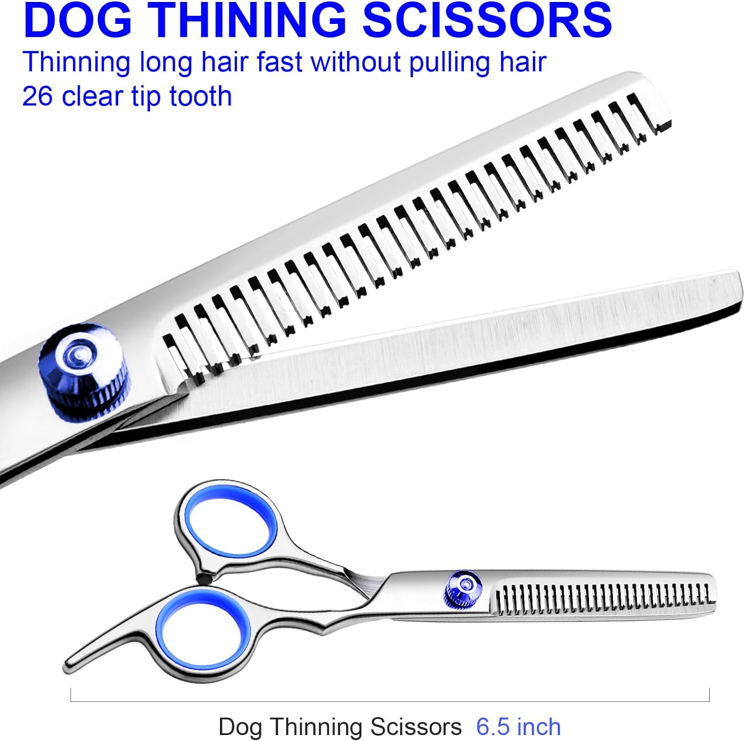 Professional 3 in1 Dog Grooming Scissors Kit