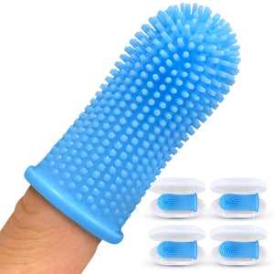 Silicone dog toothbrush