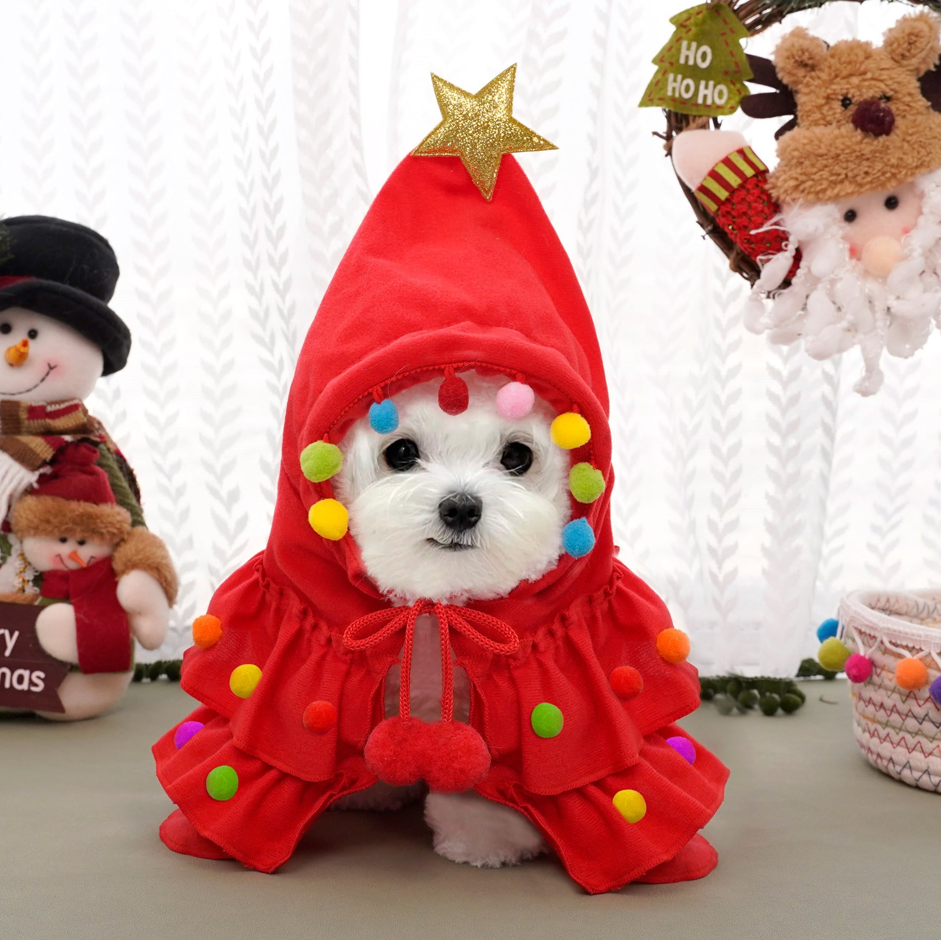 Festive Christmas Costume for Small Pets