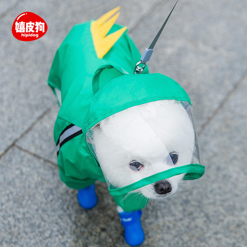 Puppy Dog Four-Legged Raincoat Waterproof