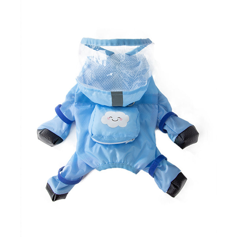 Puppy Dog Four-Legged Raincoat Waterproof