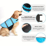 Dog Life Jacket Reflective Swimming Vest