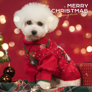 Fluffy Puppy Christmas Costume